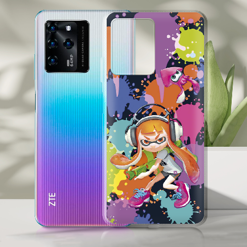 Чехол BoxFace ZTE Blade V30 Splatoon Inklings