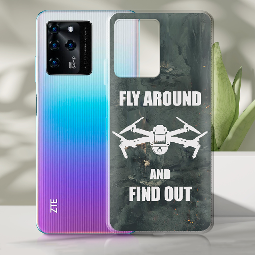 Чехол BoxFace ZTE Blade V30 Дрон Fly Around