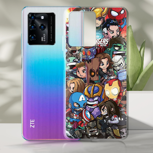 Чехол BoxFace ZTE Blade V30 Avengers Infinity War