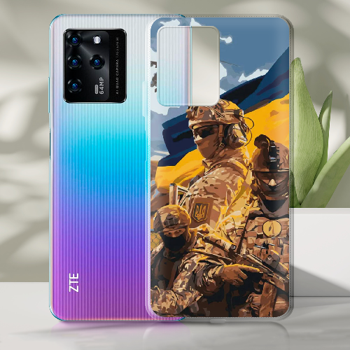 Чехол BoxFace ZTE Blade V30 Воїни ЗСУ