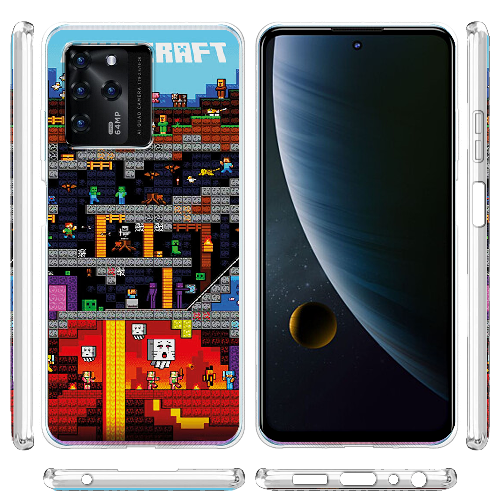 Чехол BoxFace ZTE Blade V30 Minecraft Lode Runner