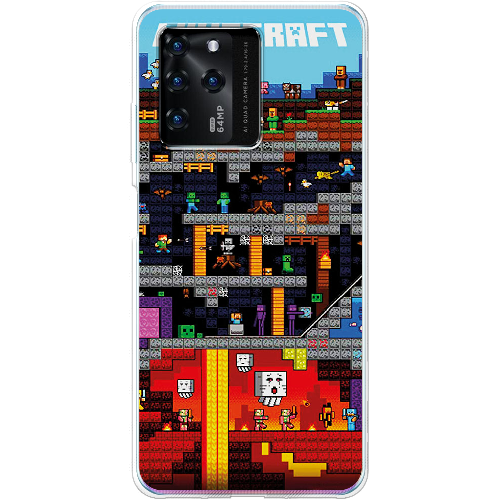 Чехол BoxFace ZTE Blade V30 Minecraft Lode Runner