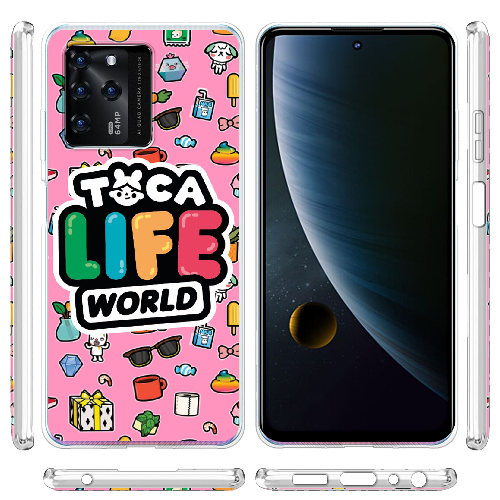 Чехол BoxFace ZTE Blade V30 Toca Boca Life World