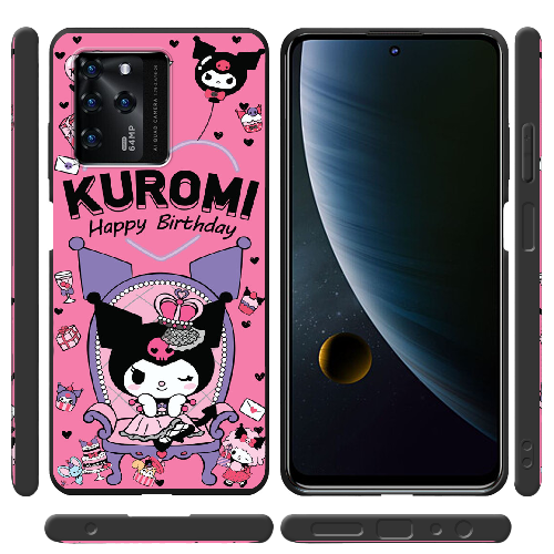 Чехол BoxFace ZTE Blade V30 День народження Kuromi