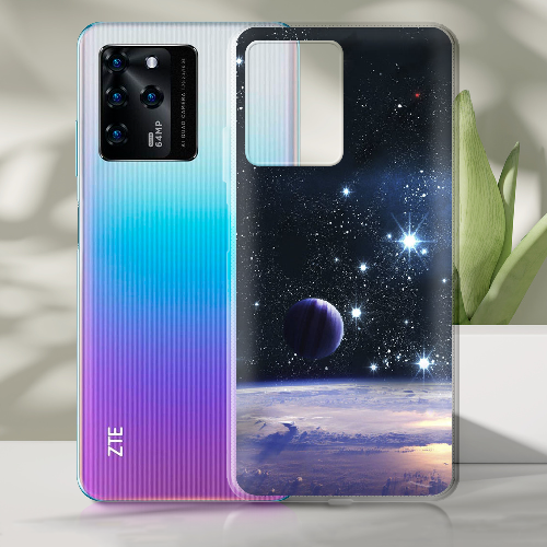 Чехол BoxFace ZTE Blade V30 Space Landscape