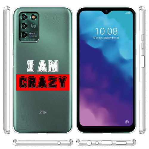 Чехол BoxFace ZTE Blade V30 Vita I'm Crazy