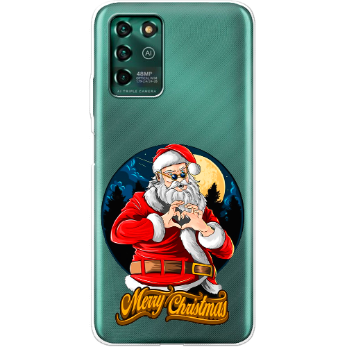 Чехол BoxFace ZTE Blade V30 Vita Cool Santa and heart