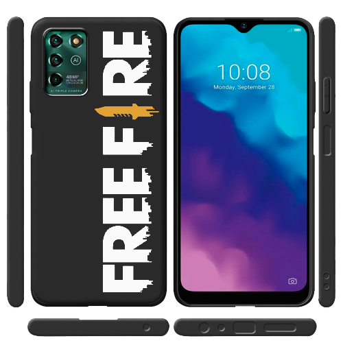 Чехол BoxFace ZTE Blade V30 Vita Белый Free Fire