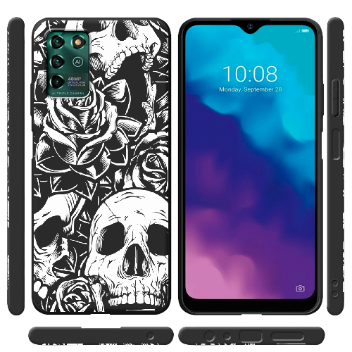 Чехол BoxFace ZTE Blade V30 Vita Skull and Roses