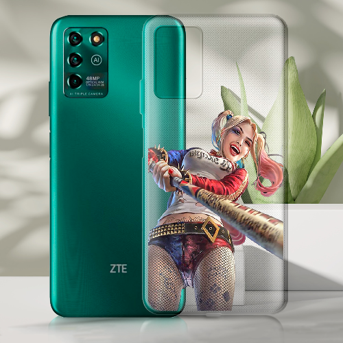 Чехол BoxFace ZTE Blade V30 Vita Happy Harley Quinn