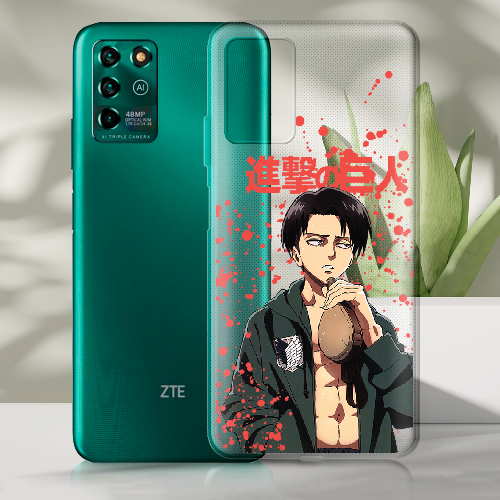 Чехол BoxFace ZTE Blade V30 Vita Атака Титанов Леви