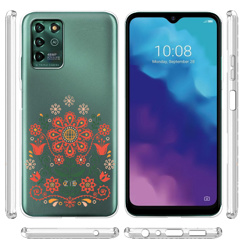 Чехол BoxFace ZTE Blade V30 Vita Ukrainian Ornament