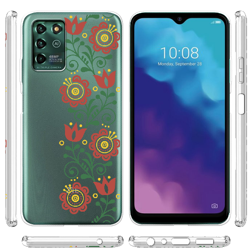 Чехол BoxFace ZTE Blade V30 Vita Ethno Flower