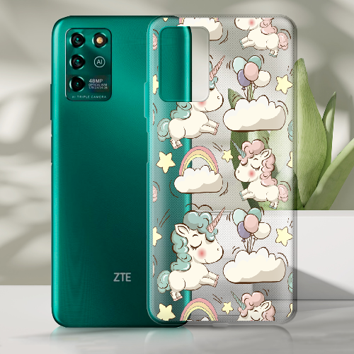 Чехол BoxFace ZTE Blade V30 Vita Unicorns