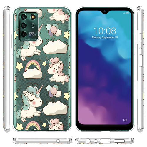 Чехол BoxFace ZTE Blade V30 Vita Unicorns