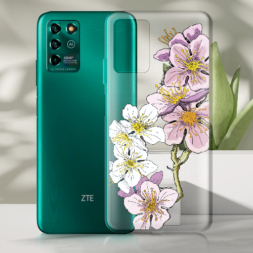 Чехол BoxFace ZTE Blade V30 Vita Cherry Blossom