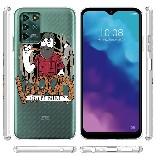 Чехол BoxFace ZTE Blade V30 Vita Wood you be mine