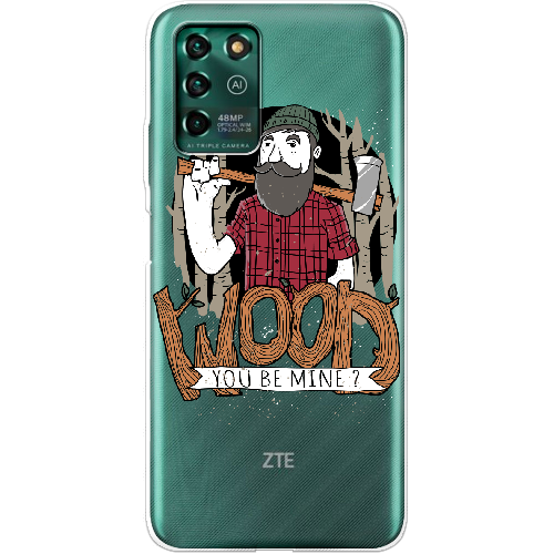 Чехол BoxFace ZTE Blade V30 Vita Wood you be mine