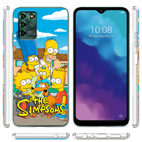 Чехол BoxFace ZTE Blade V30 Vita the simpsons