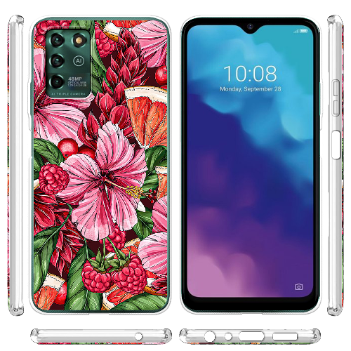 Чехол BoxFace ZTE Blade V30 Vita Tropical Flowers