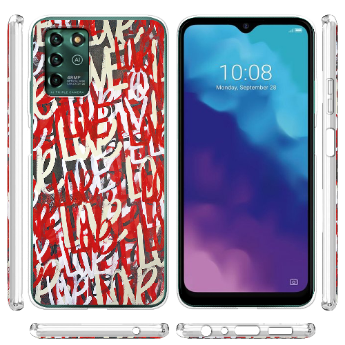 Чехол BoxFace ZTE Blade V30 Vita Love Graffiti