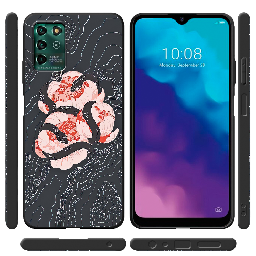 Чехол BoxFace ZTE Blade V30 Vita Snake Rose