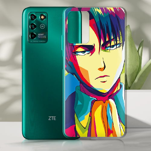 Чехол BoxFace ZTE Blade V30 Vita Attack on titan Levi Anime Pop