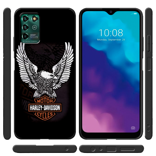 Чехол BoxFace ZTE Blade V30 Vita Harley Davidson and eagle