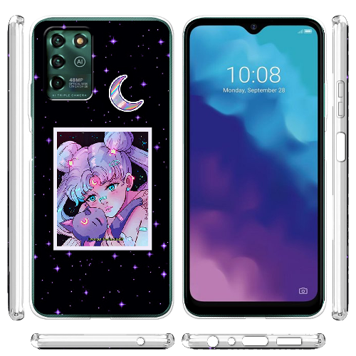 Чехол BoxFace ZTE Blade V30 Vita Sailor Moon night