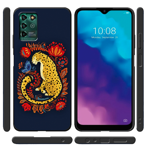 Чехол BoxFace ZTE Blade V30 Vita Petrykivka Leopard