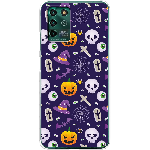 Чехол BoxFace ZTE Blade V30 Vita Halloween Purple Mood