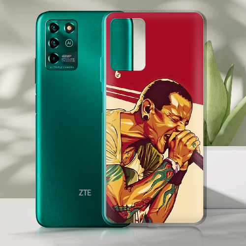 Чехол BoxFace ZTE Blade V30 Vita Chester Bennington