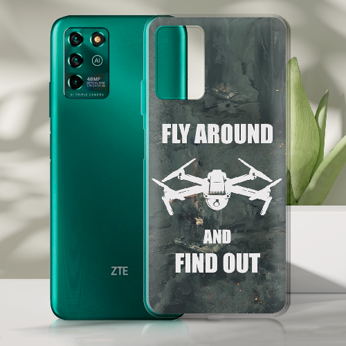 Чехол BoxFace ZTE Blade V30 Vita Дрон Fly Around