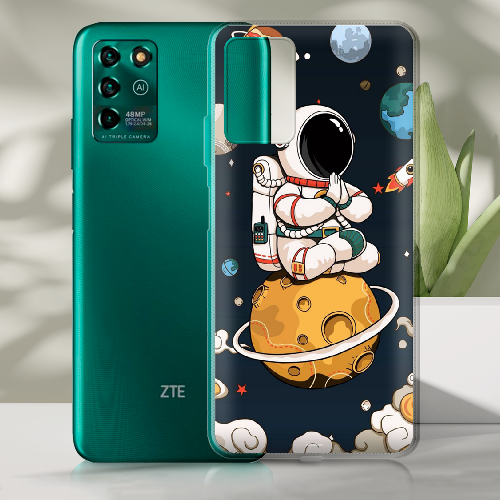 Чехол BoxFace ZTE Blade V30 Vita Astronaut