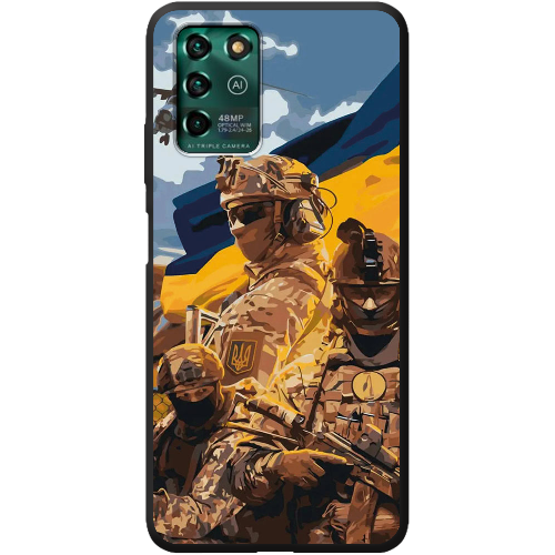 Чехол BoxFace ZTE Blade V30 Vita Воїни ЗСУ