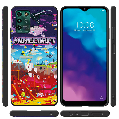 Чехол BoxFace ZTE Blade V30 Vita Minecraft World Beyond