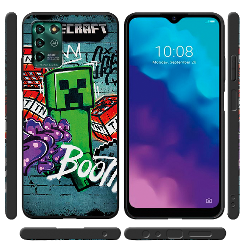 Чехол BoxFace ZTE Blade V30 Vita Minecraft Graffiti