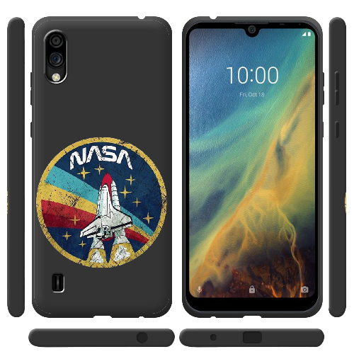 Чехол BoxFace ZTE Blade A5 2020 Space Shuttle NASA