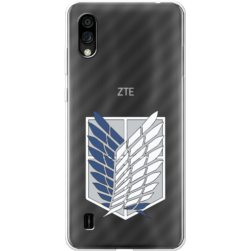 Чехол BoxFace ZTE Blade A5 2020 Атака Титанов Крылья Свободы