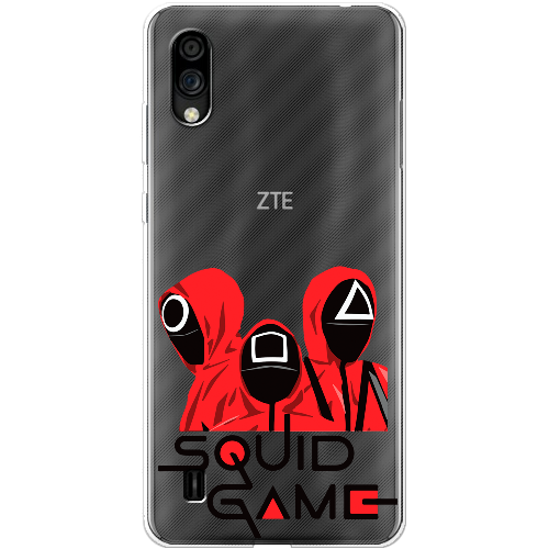 Чехол BoxFace ZTE Blade A5 2020 siquid game люди в красном