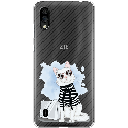 Чехол BoxFace ZTE Blade A5 2020 Кот Модник