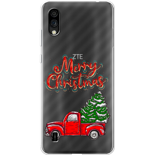 Чехол BoxFace ZTE Blade A5 2020 Holiday Car Merry Christmas