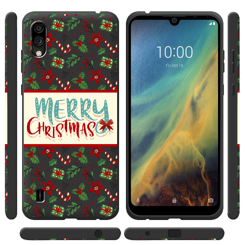 Чехол BoxFace ZTE Blade A5 2020 Vintage Christmas Congratulation