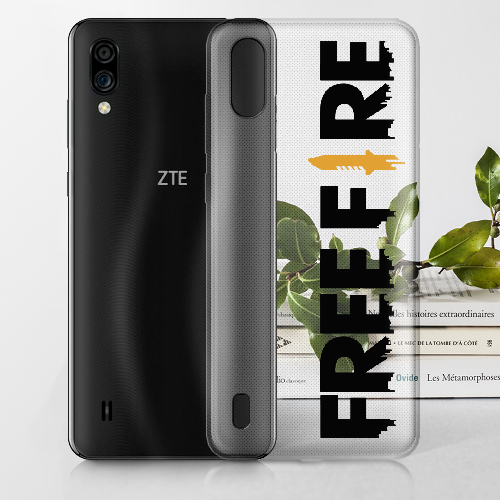 Чехол BoxFace ZTE Blade A5 2020 Черный Free Fire