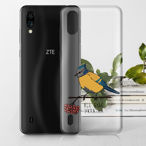 Чехол BoxFace ZTE Blade A5 2020 Синиця і калина