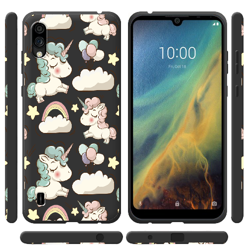 Чехол BoxFace ZTE Blade A5 2020 Unicorns