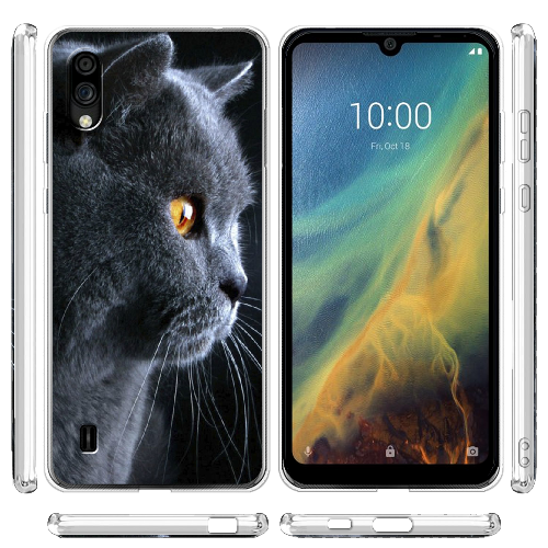 Чехол BoxFace ZTE Blade A5 2020 English cat