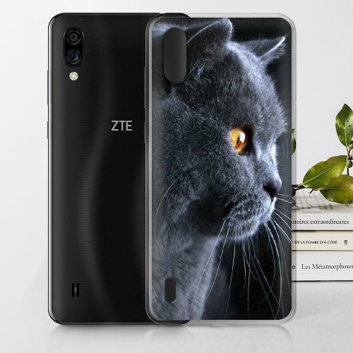 Чехол BoxFace ZTE Blade A5 2020 English cat