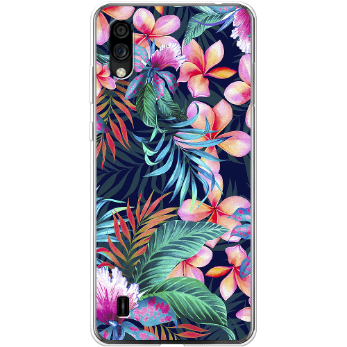 Чехол BoxFace ZTE Blade A5 2020 flowers in the tropics