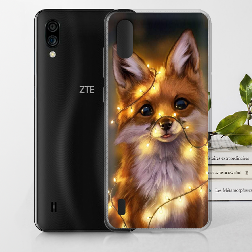 Чехол BoxFace ZTE Blade A5 2020 Рождественская лиса